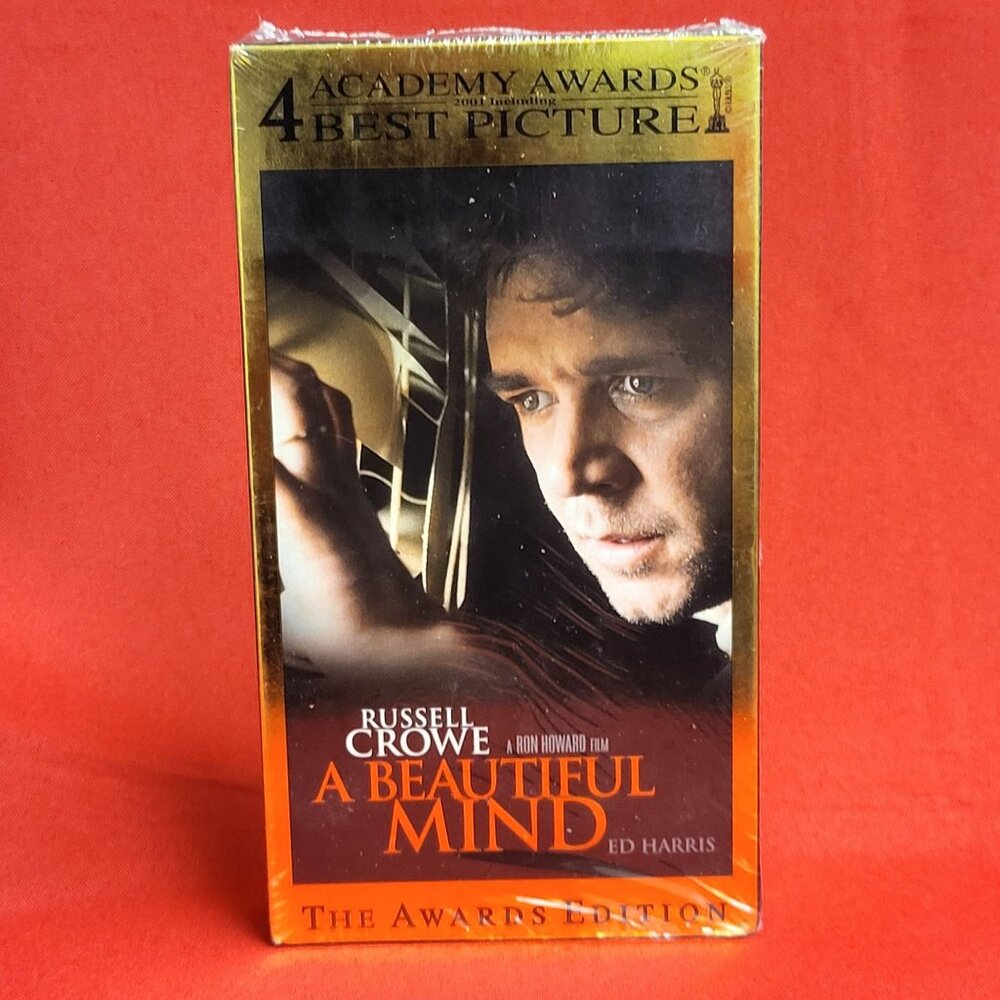 A Beautiful Mind Russell Crowe The Awards Edition 2002 VHS New Sealed